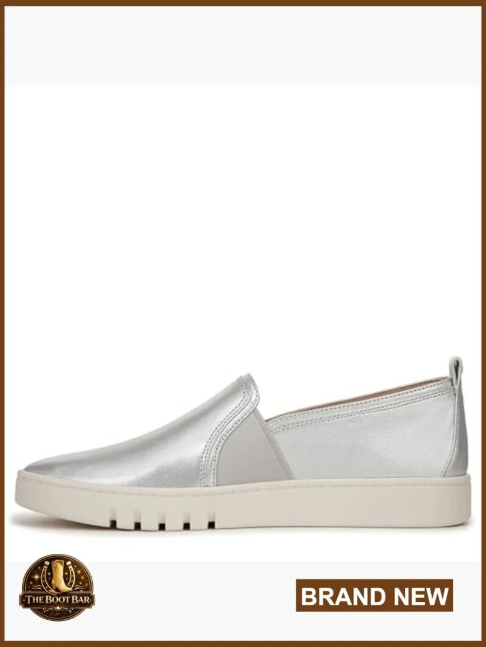 Womens Slip On Loafers Memory Foam Arch Support Cushioned Leather
